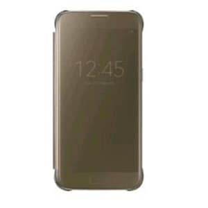 Samsung ef-zg930cfegww galaxy s7 clear view cover originale colore oro