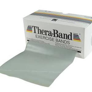 FASCIA ELASTICA THERA-BAND 45 m.  x 15 cm. ARGENTO – SPECIAL-FORTE