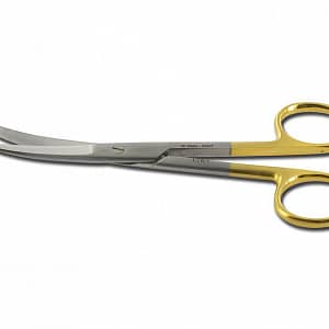 Forbici curve c.t. punte alterne – 14,5 cm