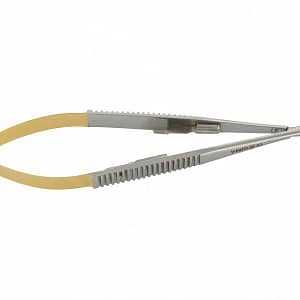 Porta aghi castroviejo c.t. retto – 14 cm – punte lisce