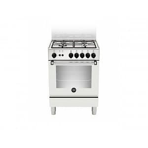Bertazzoni La Germania AMN654GBV Cucina Gas 4 Fornelli con Forno a Gas da 60 cm Bianco#CONSEGNA IN 3 SETTIMANE##CONSEGNA IN 3 SETTIMANE#