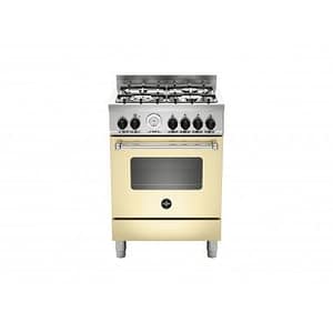 Bertazzoni La Germania AMN664GCRT Cucina Gas 4 Fornelli con Forno da 60 cm Crema#CONSEGNA IN 3 SETTIMANE##CONSEGNA IN 3 SETTIMANE#