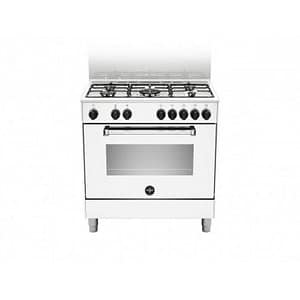 La Germania AMN855EBV Cucina Gas 5 Fornelli con Forno Elettrico Bianco#CONSEGNA IN 3 SETTIMANE##CONSEGNA IN 3 SETTIMANE#