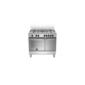 La Germania AMN9P5EXV Cucina Gas 5 Fornelli con Forno Elettrico da 90 cm Acciaio inossidabile#CONSEGNA IN 3 SETTIMANE##CONSEGNA IN 3 SETTIMANE#