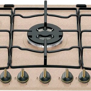 HOTPOINT ARISTON PCN 750 T (AV) R /HA Piano Cottura 5 Fuochi a Gas 75 cm (1 Bruciatore Wok) colore Avena #CONSEGNA IN 3 SETTIMANE##CONSEGNA IN 3 SETTIMANE#