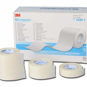 Micropore 3m – h 25 mm x 9,14 m – 12 rotoli