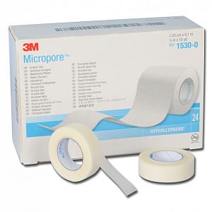 Micropore 3m – h 12,5 mm x 9,14 m – 24 rotoli