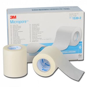 Micropore 3m – h 51 mm x 9,14 m – 6 rotoli