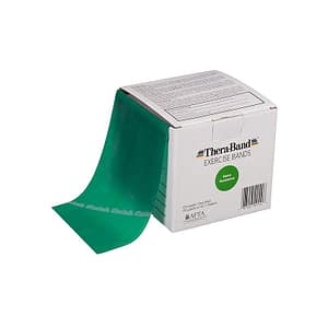 FASCIA ELASTICA THERA-BAND 45 m.  x 15 cm. VERDE – MEDIO-FORTE