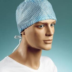 Cappellino con fettucce scorrevoli in TNT morbido e traspirante – 100 pz.