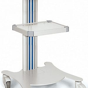 Carrello Medicale Multifunzione con 2 ripiani 26x26cm SUPER EASY BASIC (H.79cm)