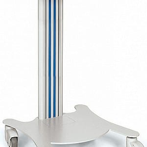 Carrello Medicale Multifunzione con 1 ripiano 26x26cm SUPER EASY BASIC (H.79cm)