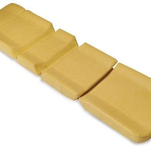 Materasso a 5 pezzi giallo per barella autocaricante