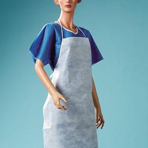 Grembiule con pettorina in TNT traspirante ad alta resistenza – 50 pezzi