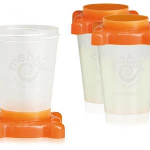 3 contenitori per il latte materno Mebby quot;GENTLEFEED CONTAINERquot;