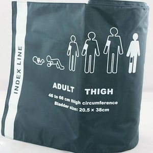 Cosciale (bracciale da gamba) riutilizzabile per monitor