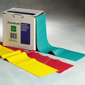 FASCIA ELASTICA THERA-BAND 22,85 m. x 10 cm – LATEX FREE – VERDE