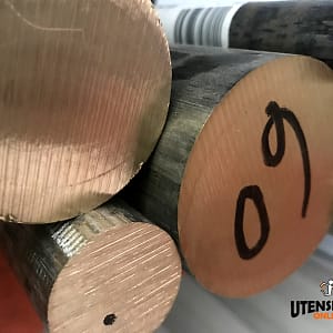 Barre tonde piene in bronzo UNI 7013-8 d.20x500mm