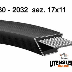 Cinghia trapezoidale sez. 17×11 B80-2032