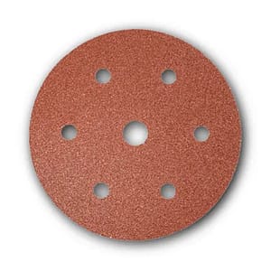 Disco abrasivo forato in carta Rurmec DC 36-225 per carteggiatura Ø225 mm grana 36 (50pz)