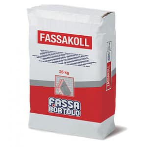 Malta adesiva Fassa Fassakoll per blocchi in gesso (Sacco da 25 Kg)