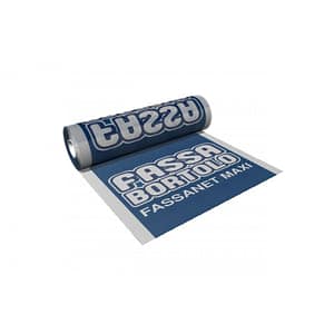 Rete d’armatura Fassa Fassanet Maxi in fibra di vetro alcali-resistente (Rotolo da 50 m)