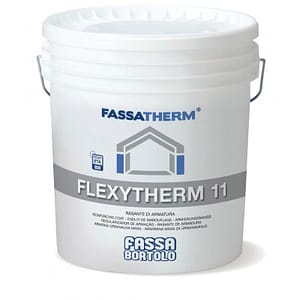 Rasante fibrato Fassa Flexytherm 11 in pasta pronto all’uso colore Neutro (Secchio da 25 Kg)