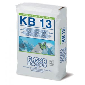 Bio-intonaco Fassa KB 13 a base calce (Sacco da 25 Kg)