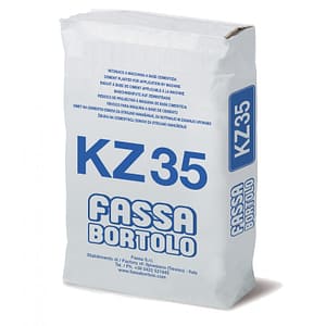 Intonaco di fondo Fassa KZ35 con idrorepellente per zoccolatura (Sacco da 25 kg)