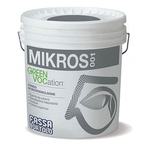 Fissativo murale Fassa MIKROS 001 per interni e esterni (Secchio da 4 e 12 lt)