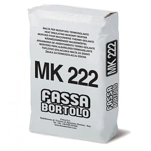 Malta cementizia Fassa MK222 per muratura termoisolante (Sacco da 25 Kg)