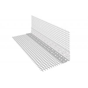 Paraspigolo Fassa in PVC con rete in fibra di vetro preincollata lunghezza 2500 mm (Confezione da 25 e 50 Pz)