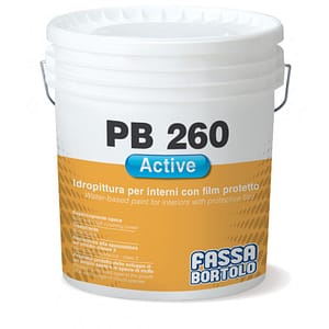 Idropittura Fassa PB260 ACTIVE con film protetto bianco (Secchio da 5 e 14 litri)