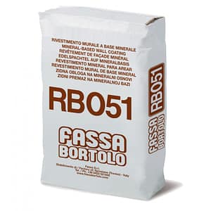 Intonaco Fassa RB051C per rasature a base minerale per esterni ed interni (Sacco da 30 Kg)