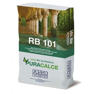 Bio-rivestimento Fassa RB101 murale extra bianco a base minerale ad effetto marmorino (Sacco da 25 kg)