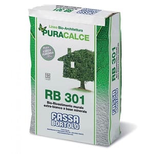 Bio-rivestimento Fassa RB301 murale extra bianco a base minerale (Sacco da 25 kg)