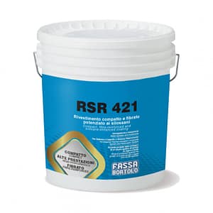 Rivestimento Fassa RSR421 compatto e fibrato potenziato ai silossani (Secchio da 25 Kg)