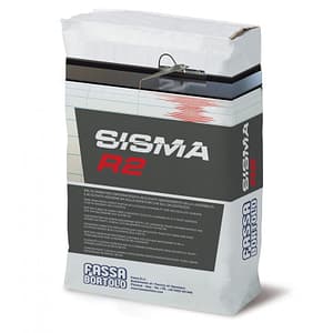Malta cementizia Fassa Sisma R2 monocomponente (Sacco da 25 Kg)