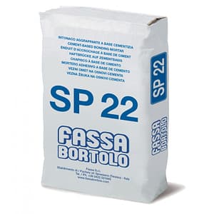 Rinzaffo Fassa SP22 a base cementizia per superfici in calcestruzzo (Sacco da 25 Kg)