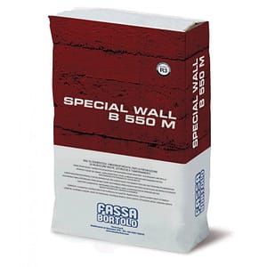 Malta cementizia Fassa Special Wall B550M monocomponente (Sacco da 25 kg)