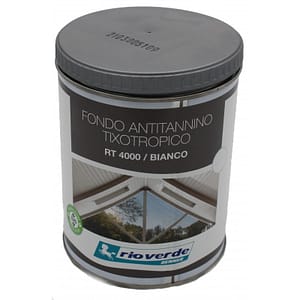 Fondo antitannino tixotropico Rio Verde per legno Bianco RT4000