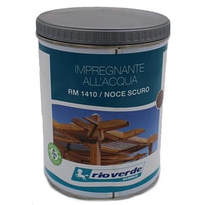 Impregnante all’acqua Rio Verde per legno Noce Scuro RM 1410