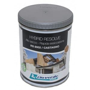 Impregnante all’acqua Rio Verde per legno hybrid resolve alto secco – rapida essiccazione Castagno RS8002