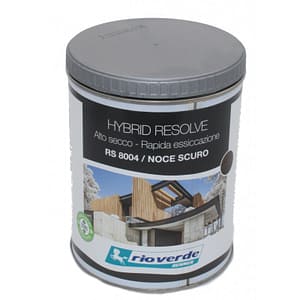 Impregnante all’acqua Rio Verde per legno hybrid resolve alto secco – rapida essiccazione  Noce scuro RS8004