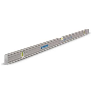 Livella a bolla Rurmec LR 800-2 a 3 fiale con profilo rettangolare con nervature, 150-200cm