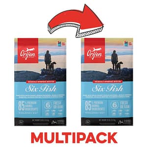 Orijen Six Fish Cane Peso Confezione 2 Kg – KIT 2x