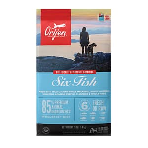 Orijen Six Fish Cane Peso Confezione 2 Kg