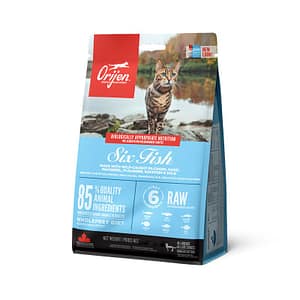 Orijen Six Fish Gatto Peso Confezione 340 g