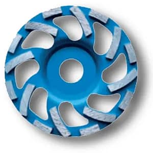 Platorello diamantato Rurmec PRA 180 per levigatura ferro, pietra e intonaci, Ø180mm