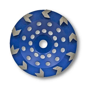 Platorello diamantato Rurmec VFG 125 per levigatura cemento, piastrelle e resine, Ø125mm